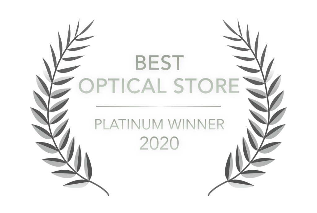 Readers Choice - Best Optical Store - Platinum Winner 2020