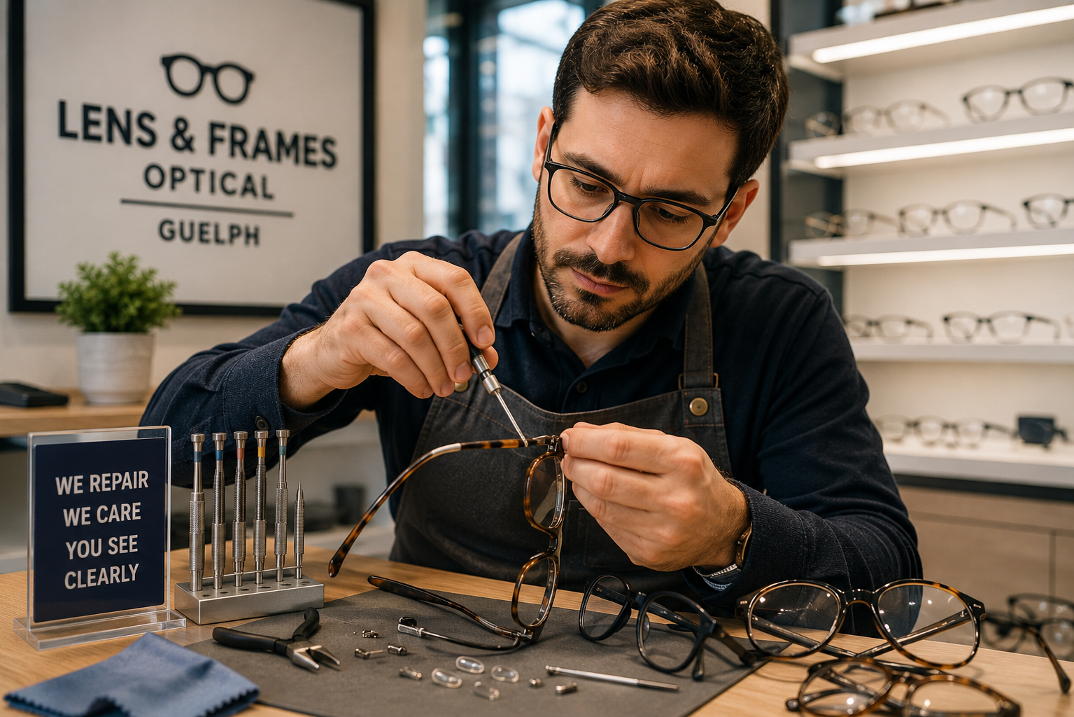Most Common Eyeglass Repairs and When to Visit an Optician in Guelph
